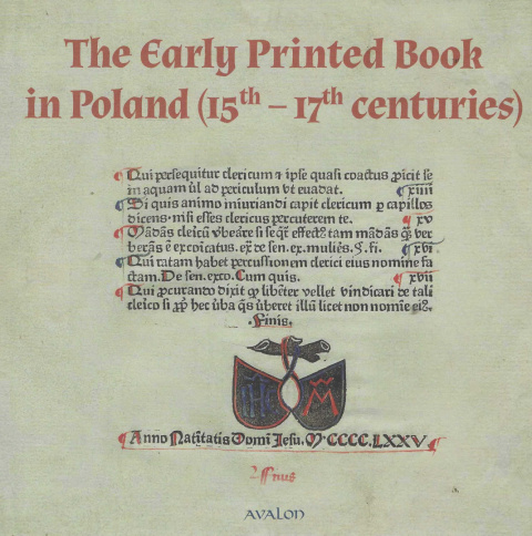 The Early Printed Book